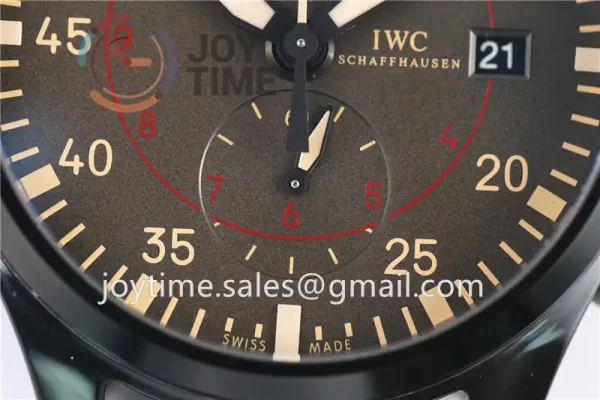 IWC Pilot Chronograph ZF 1:1 Best Edition Ceramic 44.5mm Nylon Strap A7750