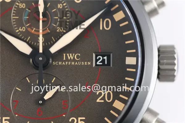 IWC Pilot Chronograph ZF 1:1 Best Edition Ceramic 44.5mm Nylon Strap A7750