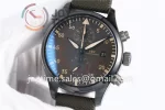 IWC Pilot Chronograph ZF 1:1 Best Edition Ceramic 44.5mm Nylon Strap A7750