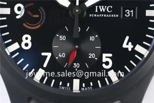 IWC Pilot Chronograph ZF 1:1 Best Edition Ceramic 44.5mm Nylon Strap A7750