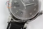 IWC Da Vinci Family MK 1:1 Best Edition SS 40mm Leather Strap A2892