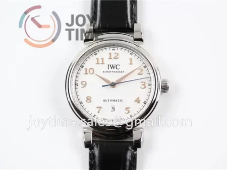 IWC Da Vinci Family MK 1:1 Best Edition SS 40mm Leather Strap A2892