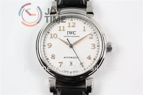 IWC Da Vinci Family MK 1:1 Best Edition SS 40mm Leather Strap A2892