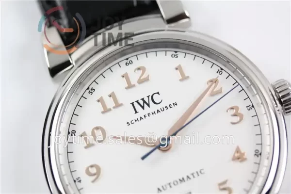 IWC Da Vinci Family MK 1:1 Best Edition SS 40mm Leather Strap A2892