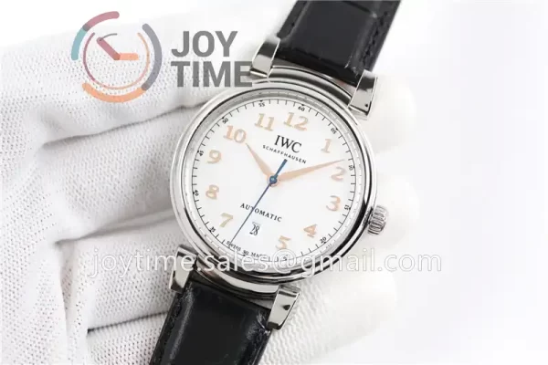 IWC Da Vinci Family MK 1:1 Best Edition SS 40mm Leather Strap A2892