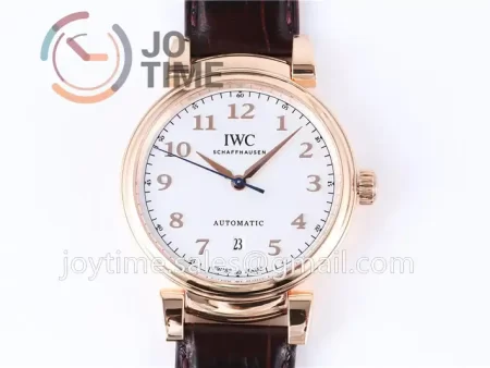 IWC Da Vinci Family MK 1:1 Best Edition RG 40mm Leather Strap A2892