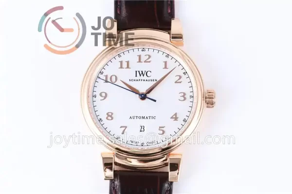 IWC Da Vinci Family MK 1:1 Best Edition RG 40mm Leather Strap A2892