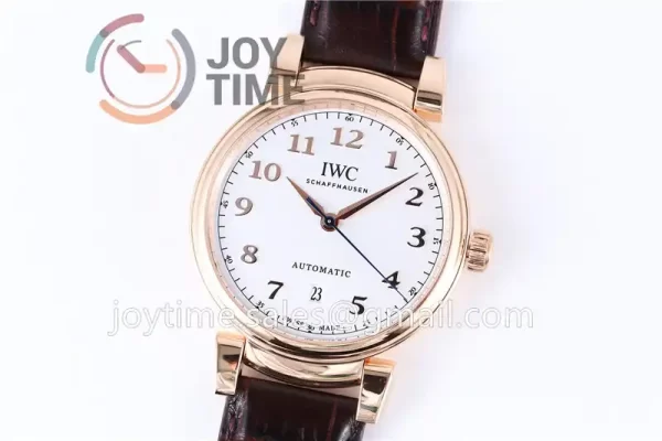 IWC Da Vinci Family MK 1:1 Best Edition RG 40mm Leather Strap A2892