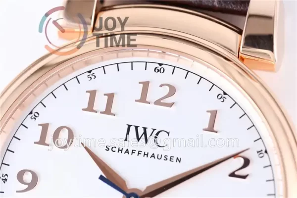 IWC Da Vinci Family MK 1:1 Best Edition RG 40mm Leather Strap A2892