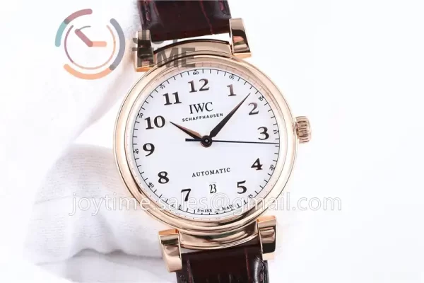 IWC Da Vinci Family MK 1:1 Best Edition RG 40mm Leather Strap A2892