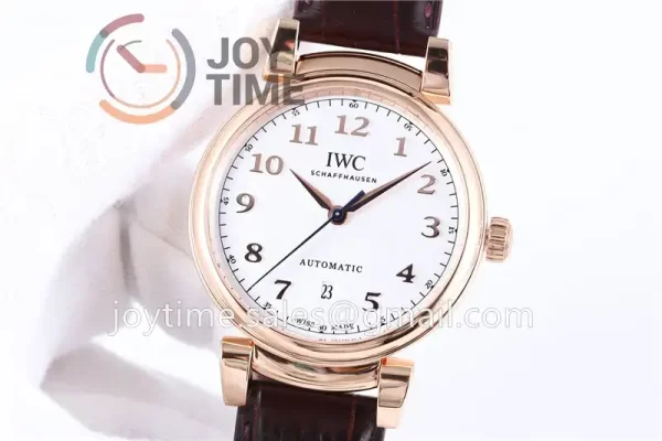 IWC Da Vinci Family MK 1:1 Best Edition RG 40mm Leather Strap A2892