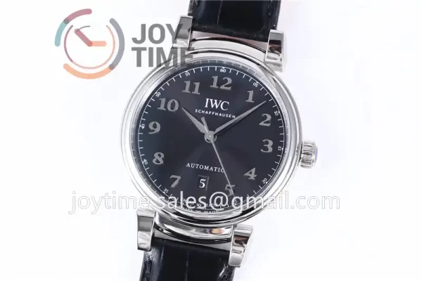 IWC Da Vinci Family MK 1:1 Best Edition SS 40mm Leather Strap A2892