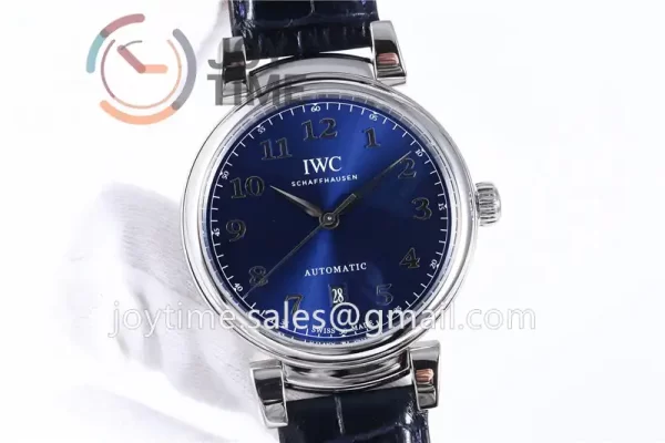 IWC Da Vinci Family MK 1:1 Best Edition SS 40mm Leather Strap A2892