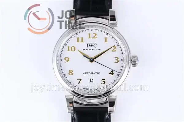 IWC Da Vinci Family MK 1:1 Best Edition SS 40mm Leather Strap A2892