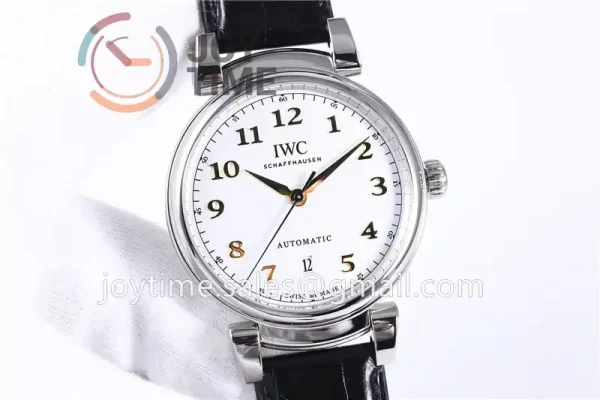 IWC Da Vinci Family MK 1:1 Best Edition SS 40mm Leather Strap A2892