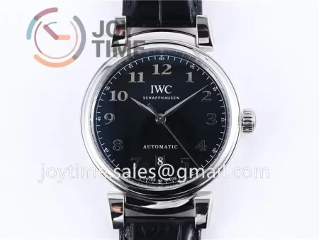 IWC Da Vinci Family MK 1:1 Best Edition SS 40mm Leather Strap A2892