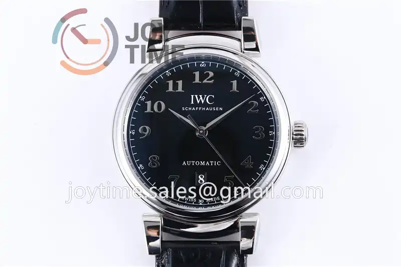IWC Da Vinci Family MK 1:1 Best Edition SS 40mm Leather Strap A2892