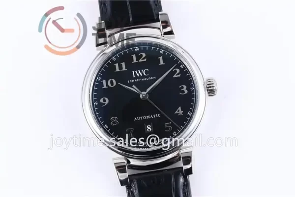 IWC Da Vinci Family MK 1:1 Best Edition SS 40mm Leather Strap A2892