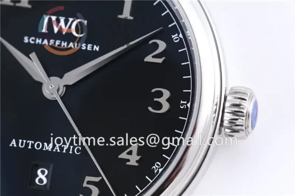 IWC Da Vinci Family MK 1:1 Best Edition SS 40mm Leather Strap A2892