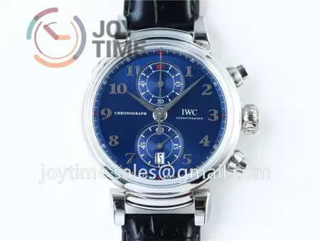 IWC Da Vinci Family Lawrence Sports Charity Foundation ZF 1:1 Best Edition SS 42mm Leather Strap A7750