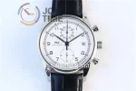 IWC Portuguese Chrono ZF 1:1 Best Edition SS 42mm Leather Strap A89361