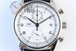 IWC Portuguese Chrono ZF 1:1 Best Edition SS 42mm Leather Strap A89361