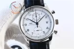 IWC Portuguese Chrono ZF 1:1 Best Edition SS 42mm Leather Strap A89361