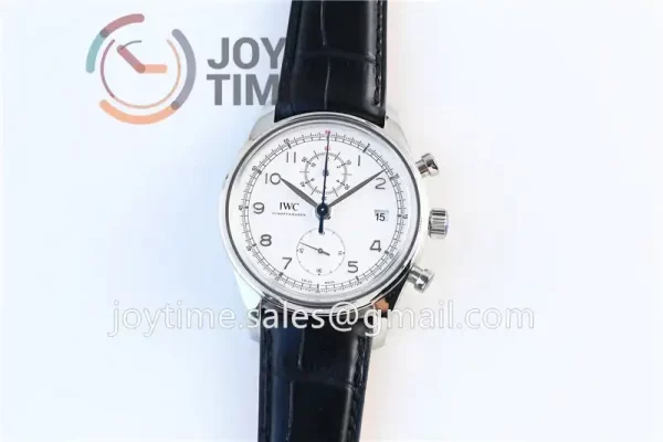 IWC Portuguese Chrono ZF 1:1 Best Edition SS 42mm Leather Strap A89361