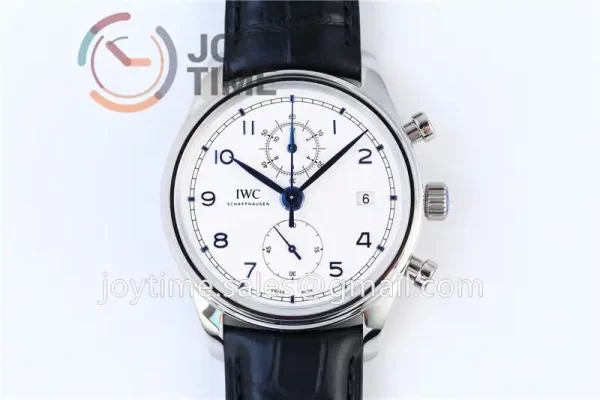 IWC Portuguese Chrono ZF 1:1 Best Edition SS 42mm Leather Strap A89361