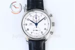 IWC Portuguese Chrono ZF 1:1 Best Edition SS 42mm Leather Strap A89361