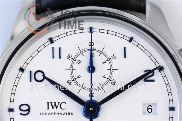 IWC Portuguese Chrono ZF 1:1 Best Edition SS 42mm Leather Strap A89361