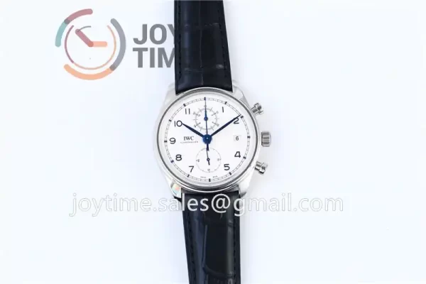 IWC Portuguese Chrono ZF 1:1 Best Edition SS 42mm Leather Strap A89361