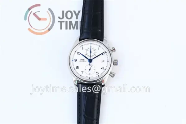 IWC Portuguese Chrono ZF 1:1 Best Edition SS 42mm Leather Strap A89361