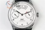 IWC Portuguese Real PR Real Annual Calendar ZF 1:1 Best Edition SS 44mm Leather Strap A52850