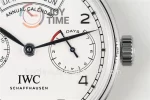 IWC Portuguese Real PR Real Annual Calendar ZF 1:1 Best Edition SS 44mm Leather Strap A52850