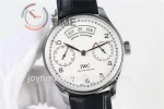 IWC Portuguese Real PR Real Annual Calendar ZF 1:1 Best Edition SS 44mm Leather Strap A52850