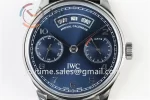 IWC Portuguese Real PR Real Annual Calendar ZF 1:1 Best Edition SS 44mm Leather Strap A52850