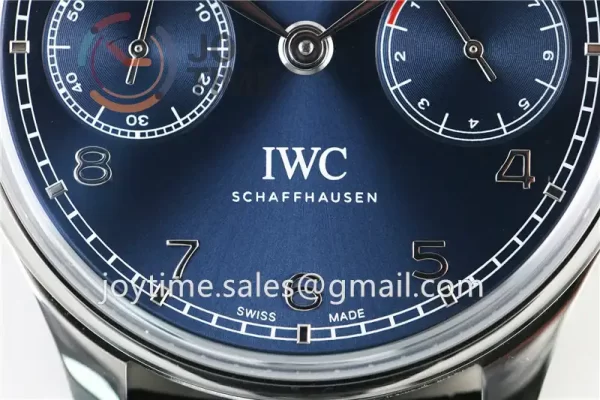 IWC Portuguese Real PR Real Annual Calendar ZF 1:1 Best Edition SS 44mm Leather Strap A52850