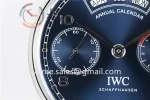 IWC Portuguese Real PR Real Annual Calendar ZF 1:1 Best Edition SS 44mm Leather Strap A52850