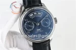 IWC Portuguese Real PR Real Annual Calendar ZF 1:1 Best Edition SS 44mm Leather Strap A52850