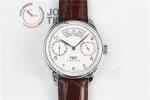 IWC Portuguese Real PR Real Annual Calendar ZF 1:1 Best Edition SS 44mm Leather Strap A52850