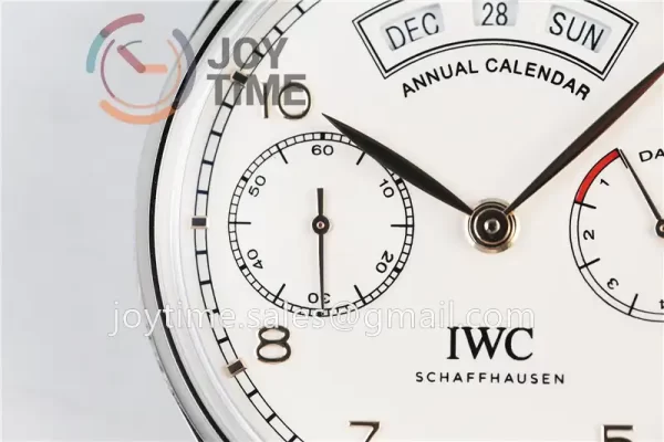 IWC Portuguese Real PR Real Annual Calendar ZF 1:1 Best Edition SS 44mm Leather Strap A52850