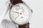 IWC Portuguese Real PR Real Annual Calendar ZF 1:1 Best Edition SS 44mm Leather Strap A52850