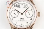 IWC Portuguese Real PR Real Annual Calendar ZF 1:1 Best Edition RG 44mm Leather Strap A52850