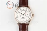 IWC Portuguese Real PR Real Annual Calendar ZF 1:1 Best Edition RG 44mm Leather Strap A52850