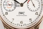 IWC Portuguese Real PR Real Annual Calendar ZF 1:1 Best Edition RG 44mm Leather Strap A52850