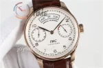 IWC Portuguese Real PR Real Annual Calendar ZF 1:1 Best Edition RG 44mm Leather Strap A52850