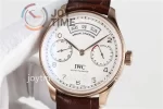 IWC Portuguese Real PR Real Annual Calendar ZF 1:1 Best Edition RG 44mm Leather Strap A52850