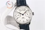 IWC Portuguese Real PR Real Annual Calendar ZF 1:1 Best Edition SS 44mm Leather Strap A52850