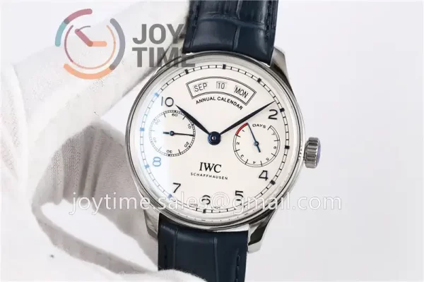 IWC Portuguese Real PR Real Annual Calendar ZF 1:1 Best Edition SS 44mm Leather Strap A52850